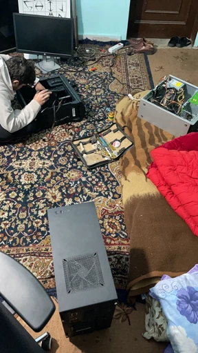 Gaming setup at home
