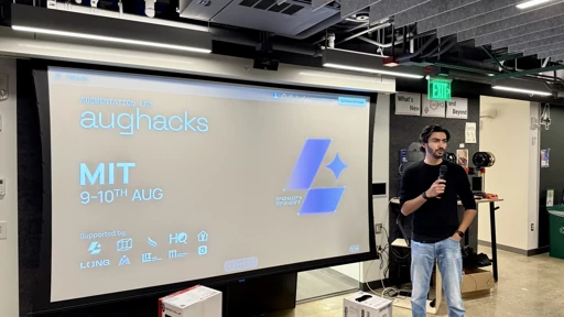 Presenting at a community event