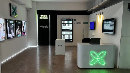 Installation at an exhibition