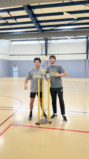Another moment on the badminton court